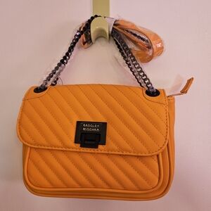 Badgley Mischka Orange Quilted Women's Bag